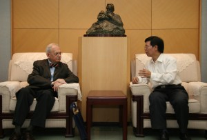 Suffolk's Ron Suleski in China with scholar Yang Jinhai