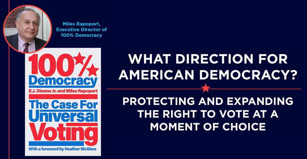 What Direction for American Democracy?