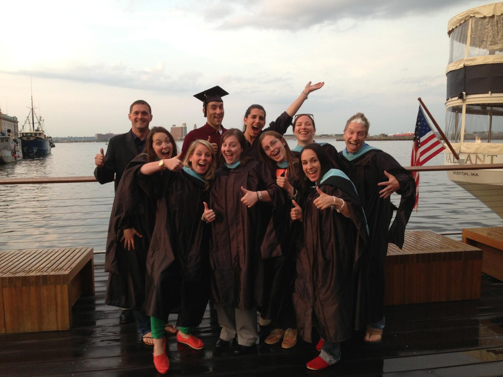 2013 graduates at Jerry Remy's, the 'fun' picture (thanks Jane!)